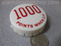 (image for) Pop Bumper Cap, Gottlieb, 100 points w/l-R