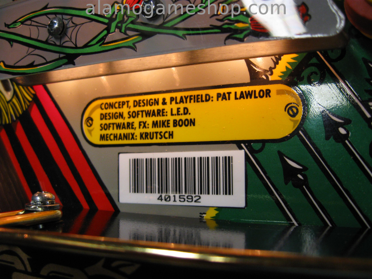 (image for) Addams Family Gold Pinball by Bally 1994