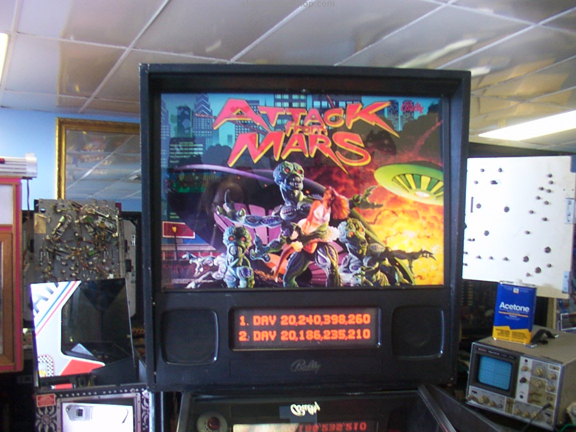 (image for) Attack from Mars Pinball by Bally 1995