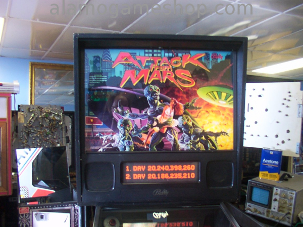(image for) Attack from Mars Pinball by Bally 1995 - Click Image to Close