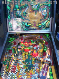 (image for) Banzai Run pinball by Williams 1988