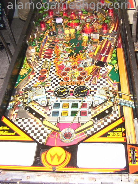 (image for) Banzai Run pinball by Williams 1988