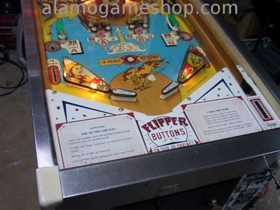 (image for) Bronco pinball by Chicago Coin 1963 EM