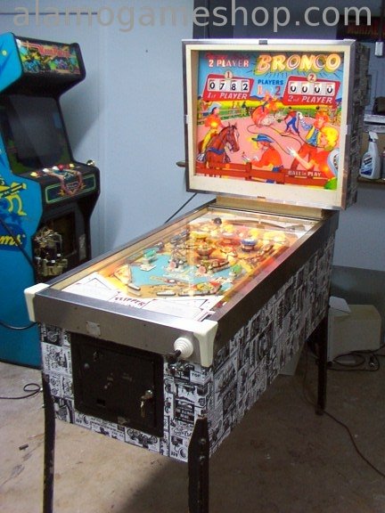 (image for) Bronco pinball by Chicago Coin 1963 EM