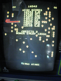 Centipede Video Game by Atarii 1980
