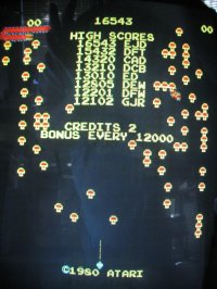 (image for) Centipede Video Game by Atarii 1980