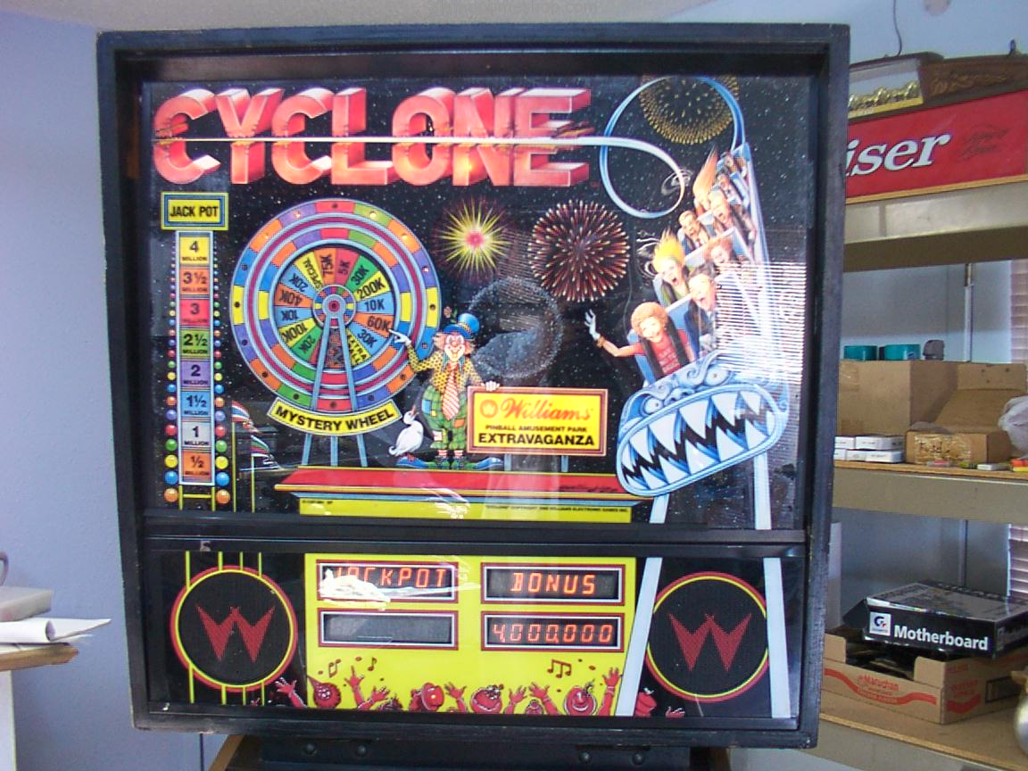 (image for) Cyclone pinball by Williams 1988