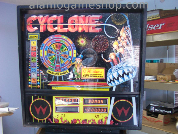 (image for) Cyclone pinball by Williams 1988 - Click Image to Close