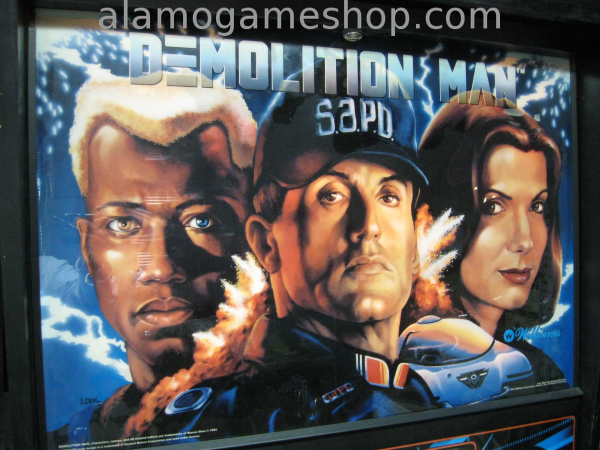 (image for) Demolition Man - Williams Pinball 1994 - Click Image to Close