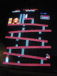Donkey Kong video game by Nintendo 1981