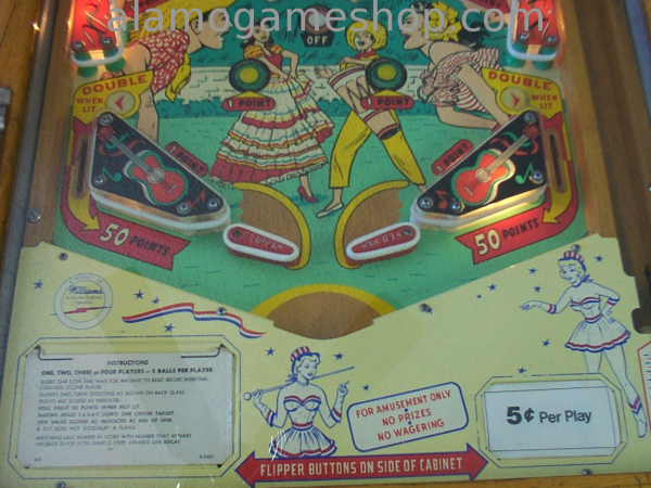 (image for) Fiesta pinball by Williams 1959 EM