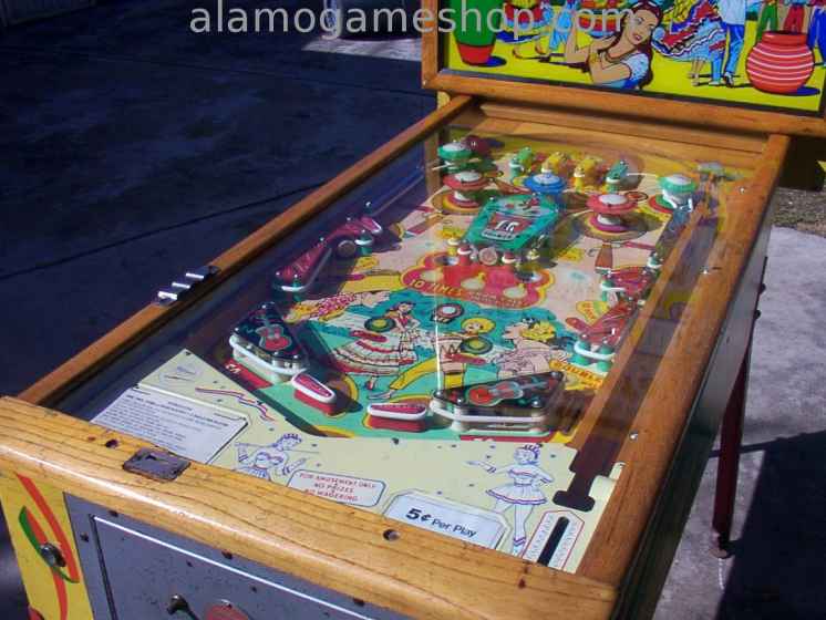 (image for) Fiesta pinball by Williams 1959 EM