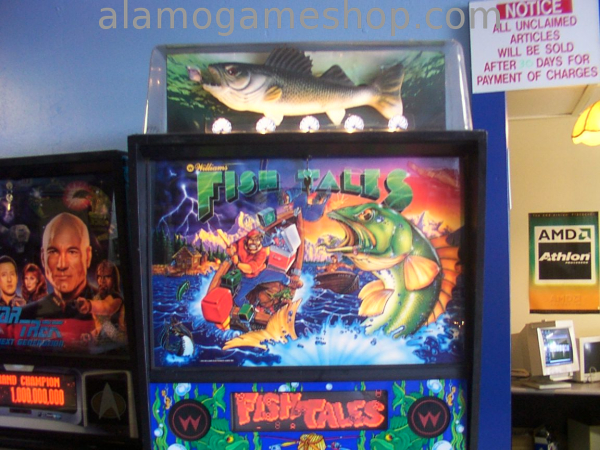 (image for) Fish Tales pinball by Williams 1992 - Click Image to Close