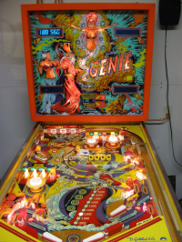Genie pinball by Gottlieb 1979