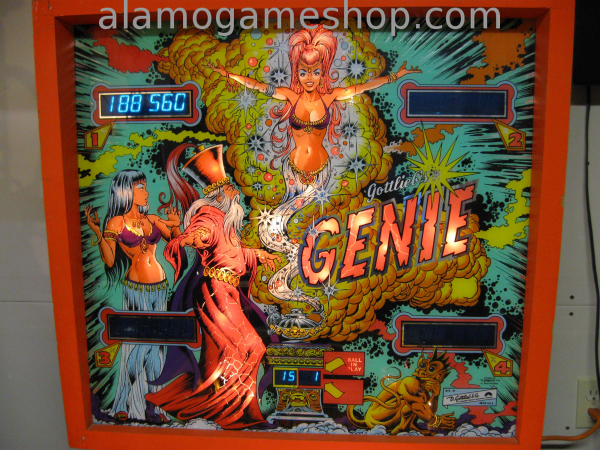 (image for) Genie pinball by Gottlieb 1979