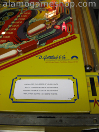 (image for) Genie pinball by Gottlieb 1979