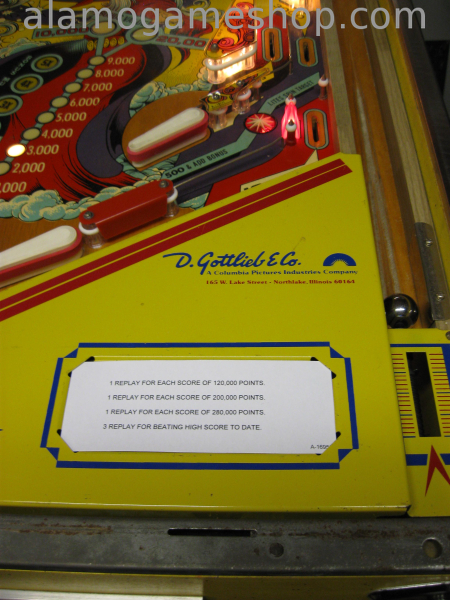 (image for) Genie pinball by Gottlieb 1979