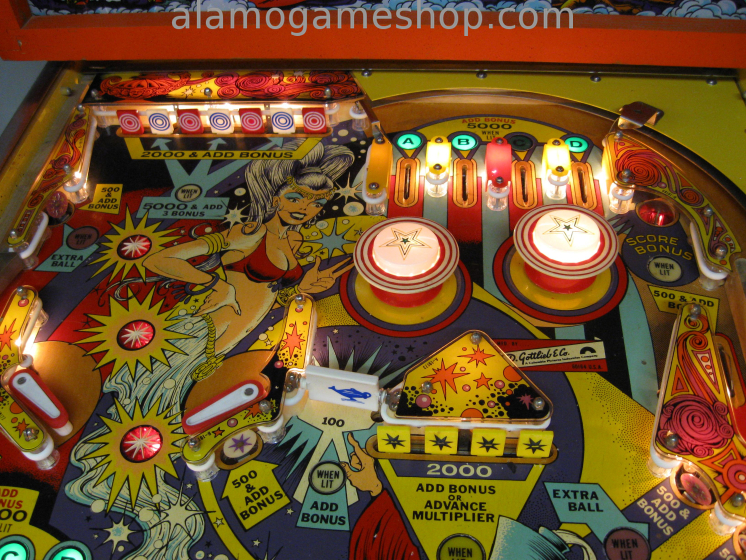 (image for) Genie pinball by Gottlieb 1979