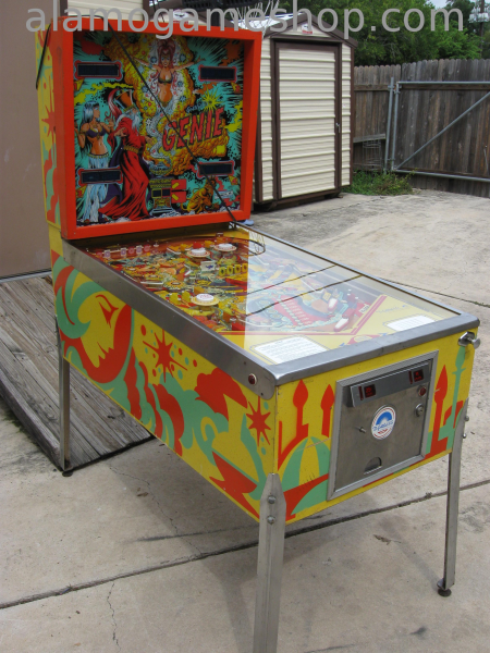 (image for) Genie pinball by Gottlieb 1979