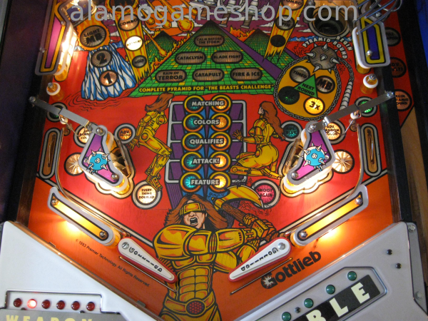 (image for) Gladiators Pinball by Gottlieb/Premier 1