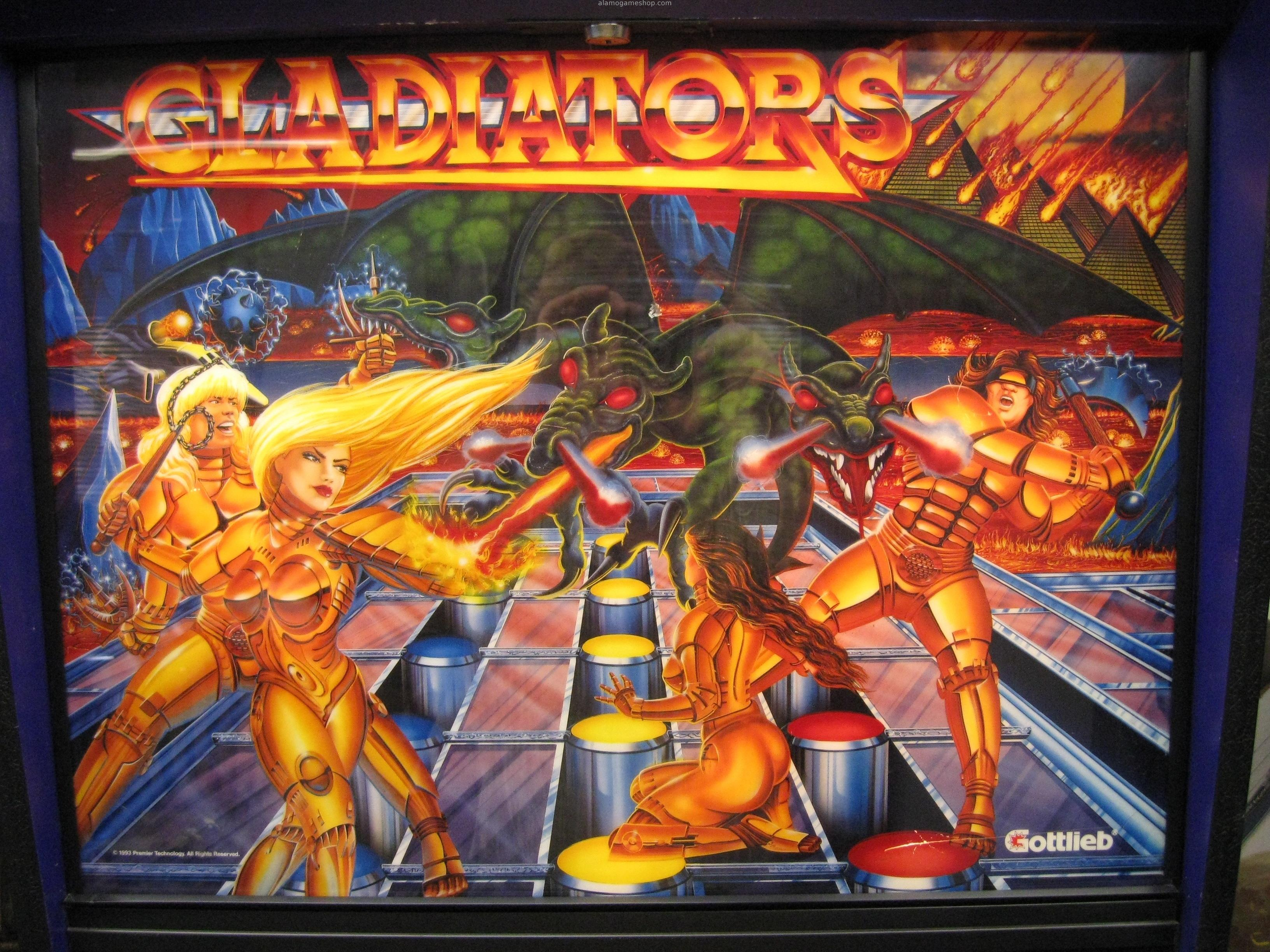 (image for) Gladiators Pinball by Gottlieb/Premier 1