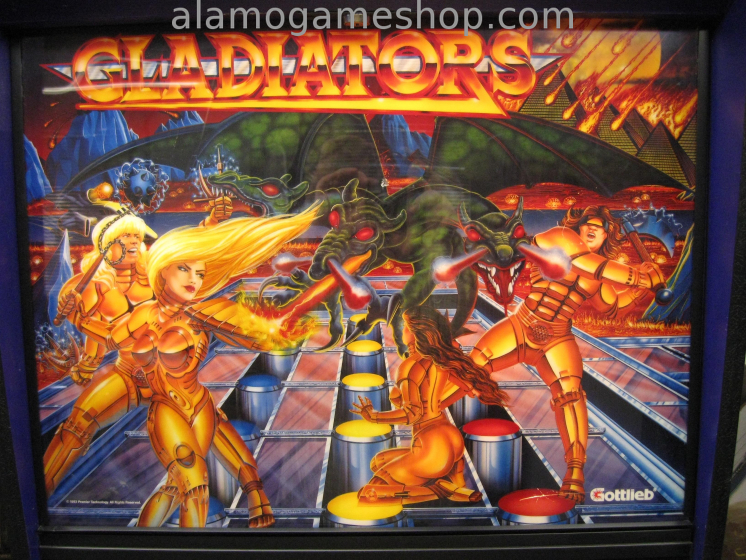 (image for) Gladiators Pinball by Gottlieb/Premier 1