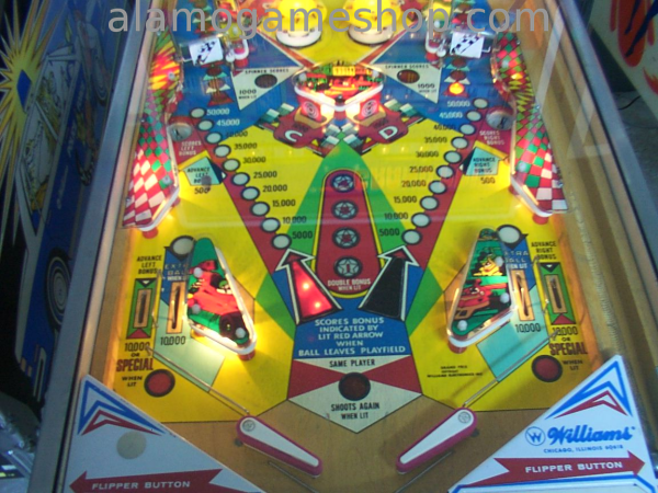 (image for) Grand Prix pinball by Williams 1976 EM