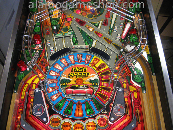 (image for) High Speed Pinball by Williams 1986