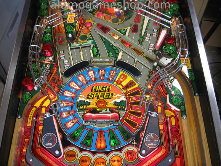 (image for) High Speed Pinball by Williams 1986