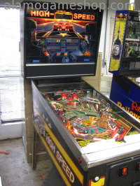 (image for) High Speed Pinball by Williams 1986