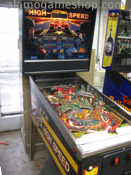 (image for) High Speed Pinball by Williams 1986