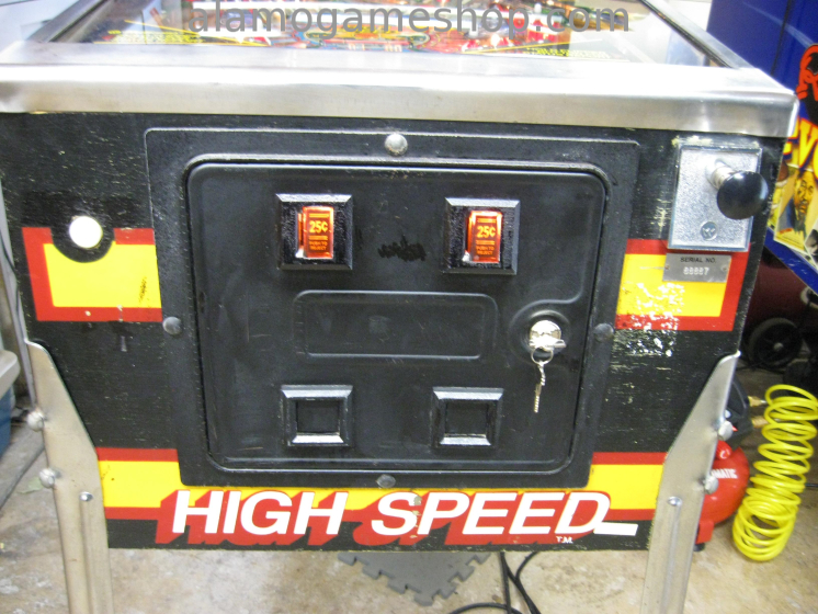 (image for) High Speed Pinball by Williams 1986