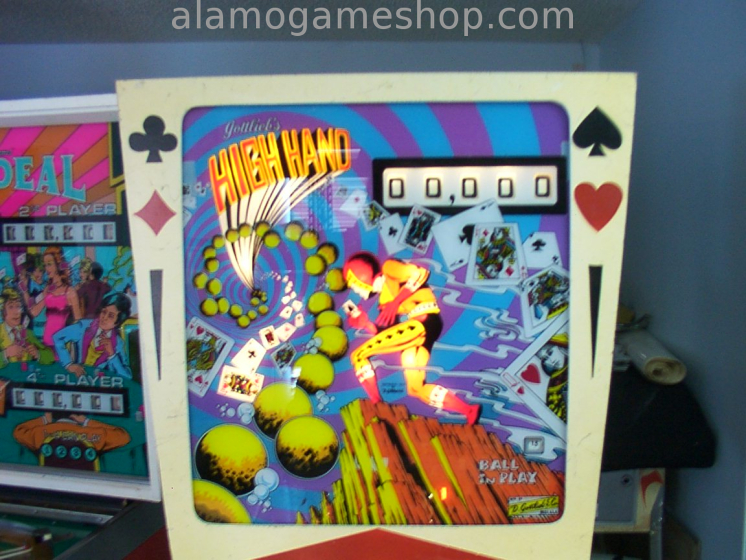 (image for) High Hand pinball by Gottlieb 1973 EM