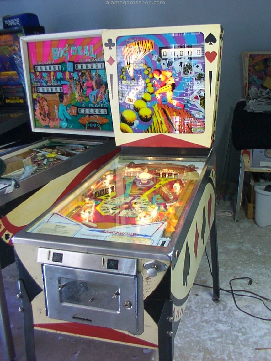 (image for) High Hand pinball by Gottlieb 1973 EM