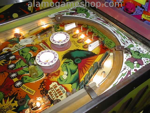 The Incredible Hulk pinball by Gottlieb - Click Image to Close