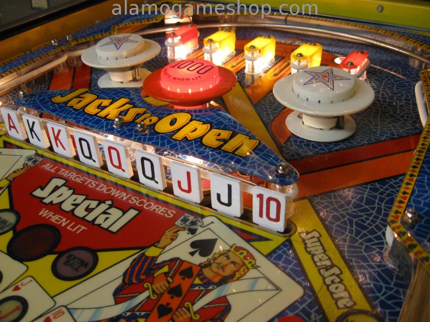 Jacks To Open pinball by Gottlieb/Mylsta - Click Image to Close