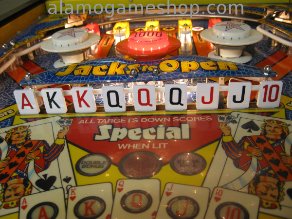 (image for) Jacks To Open pinball by Gottlieb/Mylsta