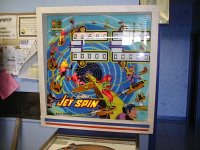 (image for) Jet Spin pinball by Gottlieb 1977 EM