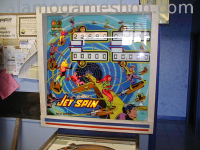 (image for) Jet Spin pinball by Gottlieb 1977 EM