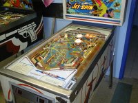 (image for) Jet Spin pinball by Gottlieb 1977 EM