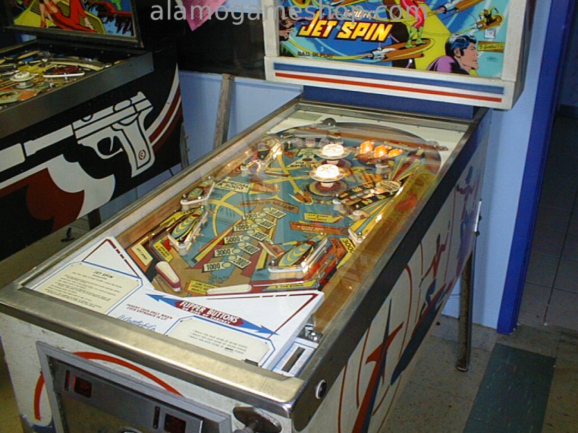 Jet Spin pinball by Gottlieb 1977 EM - Click Image to Close
