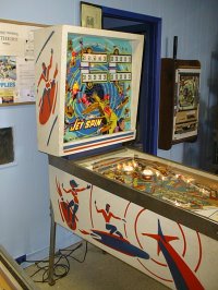 (image for) Jet Spin pinball by Gottlieb 1977 EM