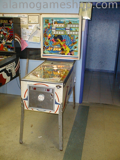 (image for) Jet Spin pinball by Gottlieb 1977 EM
