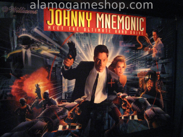 (image for) Johnny Mnemonic Pinball by Williams 1995 - Click Image to Close