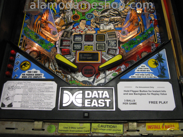 (image for) Jurassic Park Pinball by Data East 1993