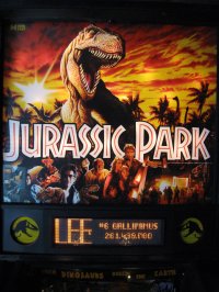 (image for) Jurassic Park Pinball by Data East 1993