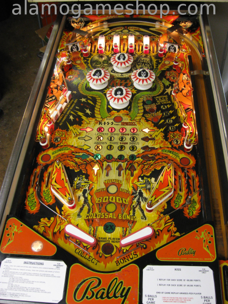 (image for) Kiss pinball - Bally 1978