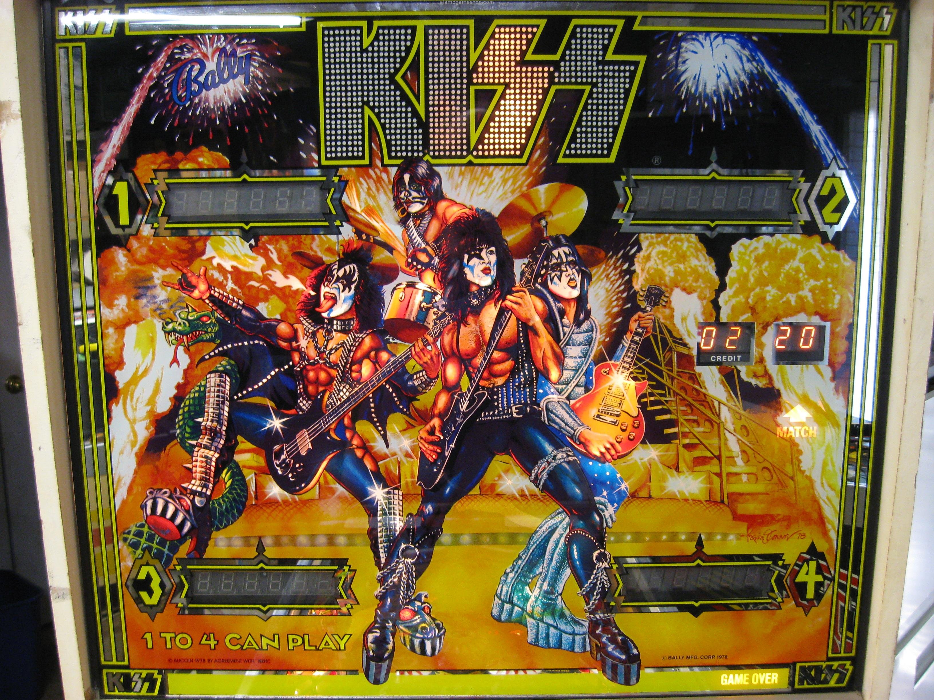 (image for) Kiss pinball - Bally 1978