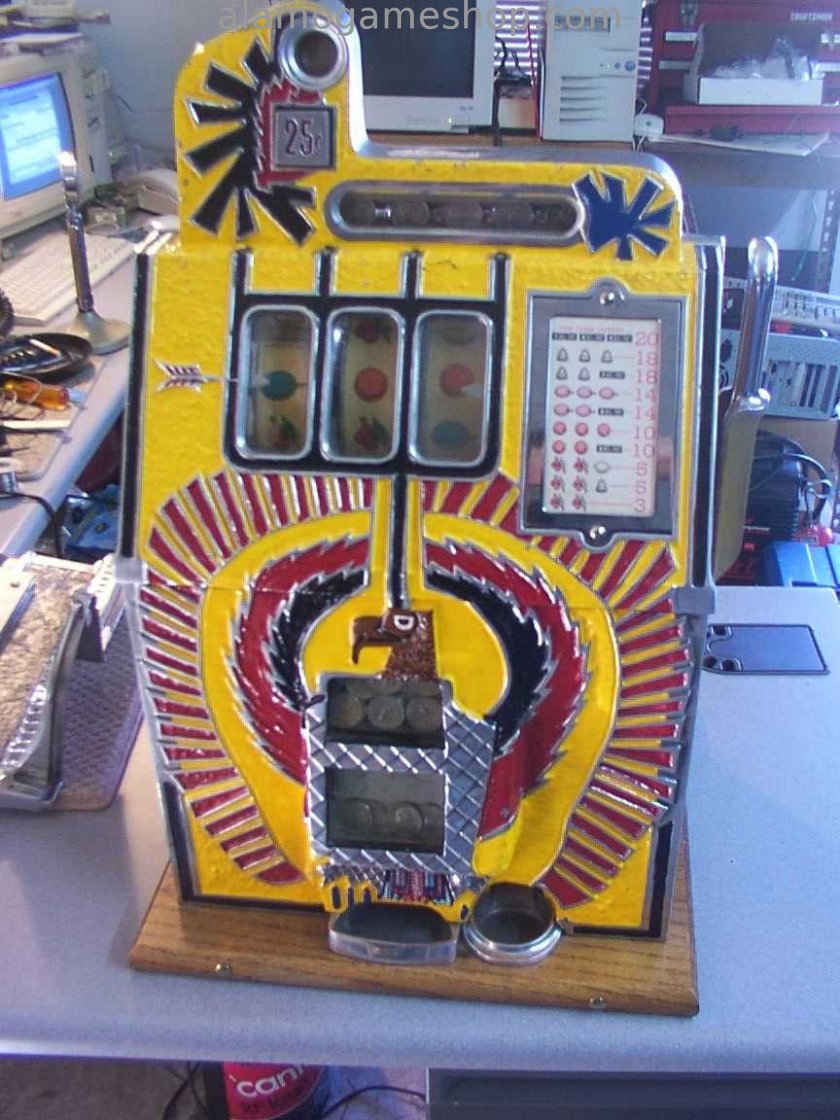 Mills War Eagle slot machine - Click Image to Close