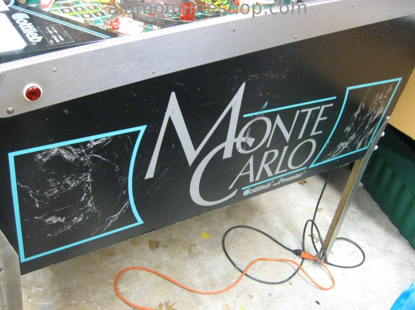 Monte Carlo Pinball by Gottlieb/Premier - Click Image to Close